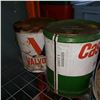 Image 2 : CASTROL AND VALVOLINE OIL CANS AND WAGNER BRAKE FLUID TIN