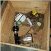 Image 2 : 2 WOOD CRATES W/ SHOP SUPPLIES