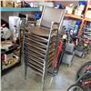 Image 1 : 9 STACKING RECEPTION ARM CHAIRS