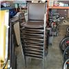 Image 2 : 9 STACKING RECEPTION ARM CHAIRS