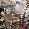 Image 3 : 9 STACKING RECEPTION ARM CHAIRS