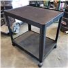 Image 1 : 2 TIER ROLLING METAL CART