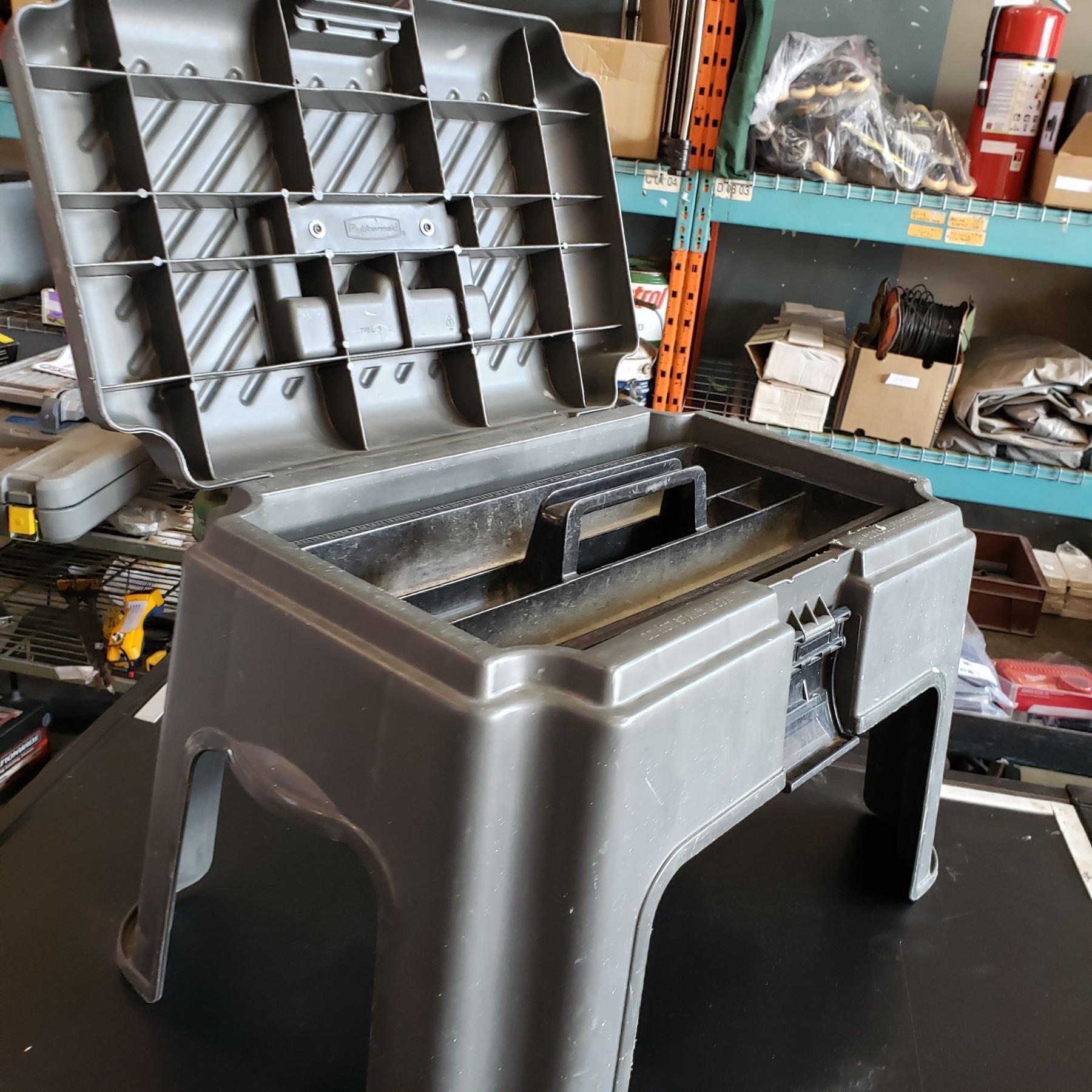 Stanley step stool tool box Clearance