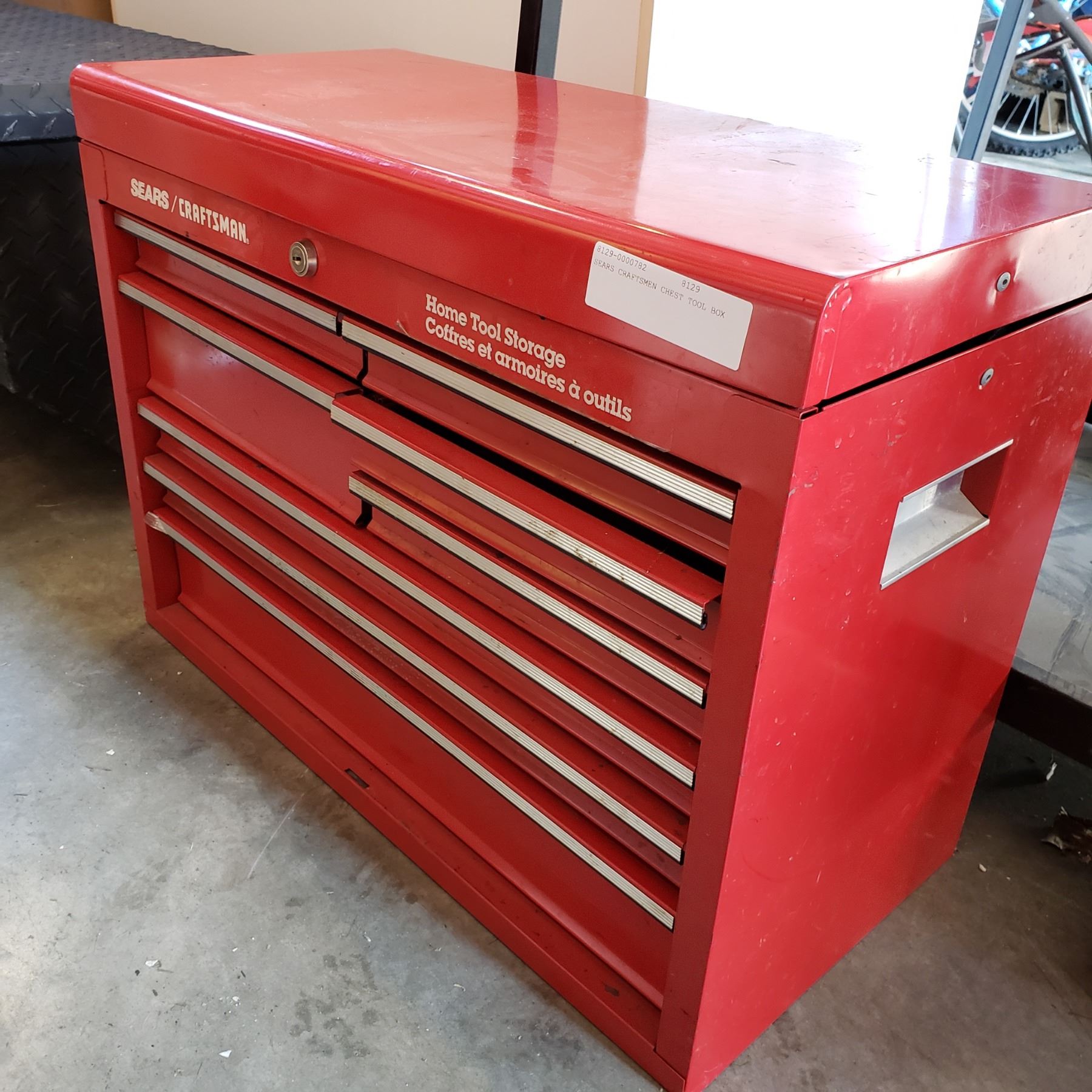 SEARS CRAFTSMEN CHEST TOOL BOX Big Valley Auction