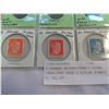 Image 2 : 4 GERMAN REICHSPFENNIG COINS 1940-1942 PLUS 3 HITLER STAMPS 8, 12, 20