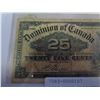 Image 2 : 1900 SHIN PLOASTER 25 CENT BILL