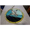 Image 2 : LEADED GLASS SEAGULL ART