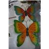 Image 2 : LOT OF DECORATIVE BUTTERFLY METAL ART WOODEN DRAGON ETC