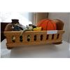 Image 2 : OAK DOLL CRIB W/ VARIOUS KIDS TOYS SOME VINTAGE