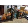 Image 2 : LAUREL AND HARDY AND OTHER WOOD FIGURES BOOKENDS