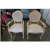 Image 1 : 2 OAK FRAMED CAPTAINS CHAIRS