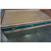 Image 2 : SINGLE SIZE OAK BED FRAME W/ 3 DRAWER UNDER BED STORAGE