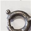 Image 3 : VINTAGE STERLING SILVER NECKLACE W/ SMALL BIRD IN LUCITE PENDANT