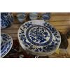 Image 2 : LOT OF BLUE AND WHITE EASTERN DISHES AND TEAPOT
