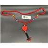 Image 1 : A Nice Chinese Cinnabar Necklace
