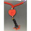 Image 2 : A Nice Chinese Cinnabar Necklace