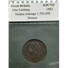 Image 2 : Great Britain One Farthing 1882 Bronze