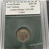 Image 2 : Great Britain Half Farthing 1843 Copper