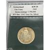 Image 2 : Switzerland One Franc 1945 .835 Fine Silver