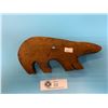 Image 2 : Wooden Polar Bear Wall Hanging Signed