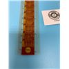 Image 3 : 1938 Shell Oil Ruler/ Calendar 6" Long