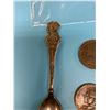 Image 2 : 1939 Coronation Lot. 2 Coins and a Spoon