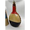Image 2 : Lof 2 liquour Decanter Bottles with Leather Cases.From Spain
