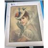 Image 2 : Lot of 2 Framed Picture of A Lady.