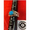 Image 2 : A  Fabulous Sterling and Turquoise Ring. Very Heavy