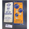 Image 1 : 2 Vintage Roadmaps. Michelin Man in the City of Vancouver