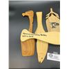 Image 2 : 4 First Nations Items. Card, Eagle Spoon and Paddles etc