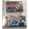 Image 1 : Lot of 2 Brand New Board Games. Still in Plastic. Scene It and Monopoly American Idol Edition