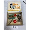 Image 1 : Vintage White Owl Cigar Box Filled with Corks from Liquor Bottles, Plus a Vintage Ex Lax ,Tums and a
