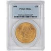 Image 1 : 1904 $20 Liberty Head Double Eagle Gold Coin PCGS MS64