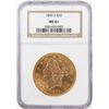 Image 1 : 1890-S $20 Liberty Head Double Eagle Gold Coin NGC MS61