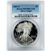 Image 1 : 1987-S $1 Proof American Silver Eagle Coin PCGS PR70DCAM