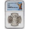 Image 1 : 1984Mo Mexico 1 Onza Libertad Silver Coin NGC MS66