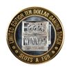Image 2 : .999 Silver Slots A Fun Casino Las Vegas, NV $10 Limited Edition Casino Gaming Token