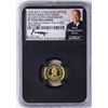 Image 1 : 1792-2017 Half Disme 1/10 oz. Gold Medal NGC PF70 W/Edmund C. Moy Signature