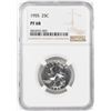 Image 1 : 1955 Proof Washington Quarter Coin NGC PF68