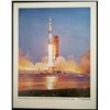 Image 1 : NASA OFFICIAL LITHOGRAPH: LAUNCH OF APOLLO 11, 1969.