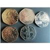 Image 1 : COLLECTION OF RARE 50P COINS.