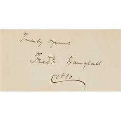 Frederick Douglass Signature.