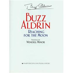 BUZZ ALDRIN SIGNED FIRST EDITION CHILDRENS BOOK.