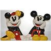 Image 1 : Mickey and Minnie Mouse Cookie Jars.