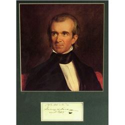 JAMES K POLK Cutting.