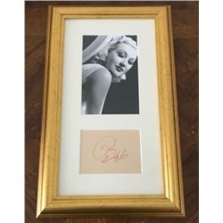 BETTY GRABLE SIGNED (1916-1973).