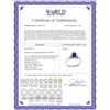 Image 2 : Genuine 0.76 ctw Amethyst & Diamond Ring 14KT Rose Gold - REF-20Y8F