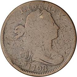 1798/7 L1C S-152 R2+ G4. Overdate 8 over 7.