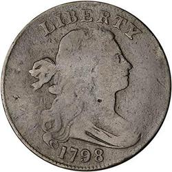 1798 L1C S-162 R4 VG7. Small 8 with Style I Hair.